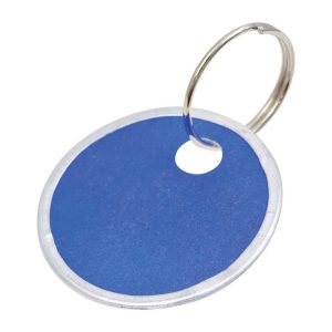 Hillman 1-1/4 in. D Metal Multicolored Labeling/ID Key Ring