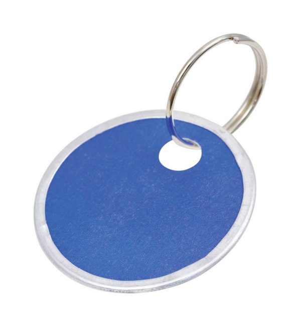 Hillman 1-1/4 in. D Metal Multicolored Labeling/ID Key Ring