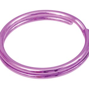Hillman 1 in. D Metal Assorted Split Rings/Cable Rings Key Ring