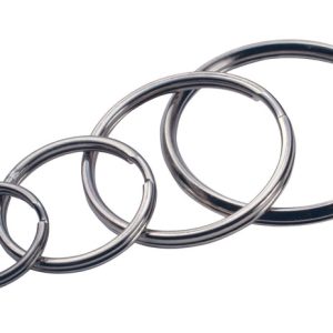 Hillman Tempered Steel Assorted Split Rings/Cable Rings Key Ring
