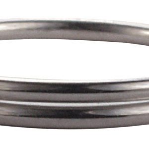 Hillman 3/4 in. D Metal Silver Split Key Ring