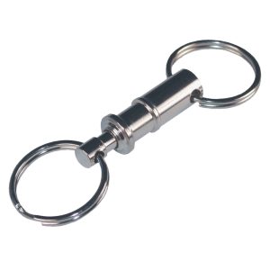 Hillman Metal Silver Valet Key Chain