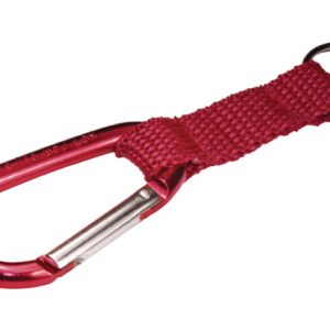 Hillman Aluminum/Nylon Multicolored Key Ring Carabiner