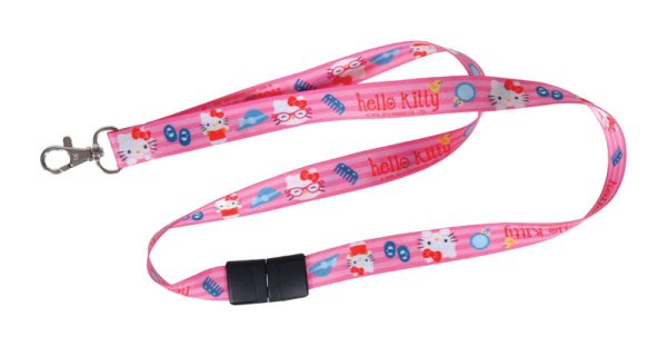 Hillman Hello Kitty Polyester Multicolored Decorative Key Chain Lanyard