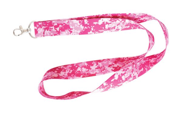Hillman Polyester Pink Decorative Key Chain Lanyard