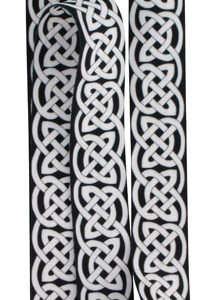Hillman Polyester Black/White Decorative Key Chain Lanyard