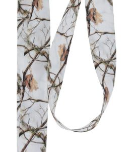 Hillman Polyester White Decorative Key Chain Lanyard