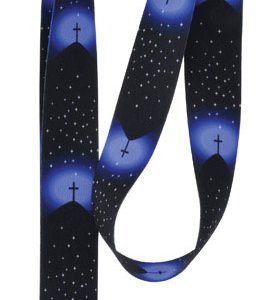 Hillman Polyester Blue Decorative Key Chain Lanyard