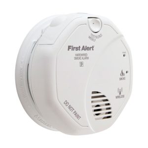 First Alert Hard-Wired w/Battery Back-up Photoelectric Smoke/Fire Detector