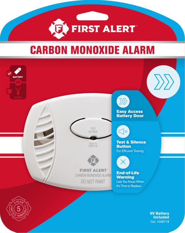 First Alert Battery-Powered Electrochemical Carbon Monoxide Detector