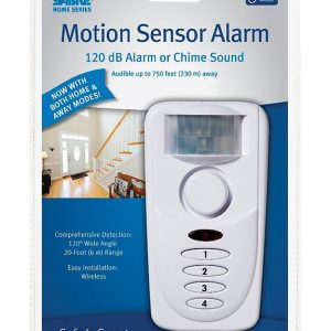 Sabre White Plastic Motion Sensor Alarm