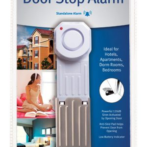 Sabre White Plastic Door Stop Alarm