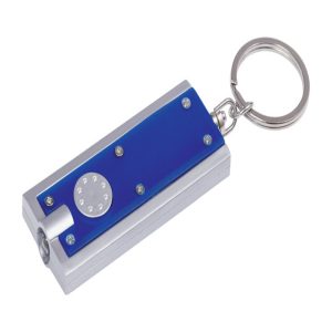 Hillman 1 in. D Plastic Assorted LED Light/Split Ring Key Chain