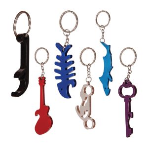 Hillman 1 in. D Aluminum Assorted Bottle Opener Key Chain