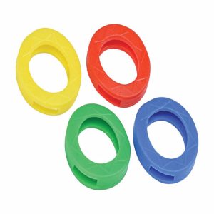 Hillman 7/8 in. D Plastic Assorted Bands/Caps Key Identifier