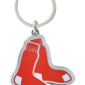 Hillman Boston Red Sox Metal Silver Decorative Key Chain