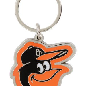 Hillman Baltimore Orioles Metal Silver Decorative Key Chain