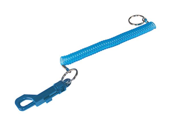 Hillman Plastic Assorted Jogger's Wrist Coil Key Chain