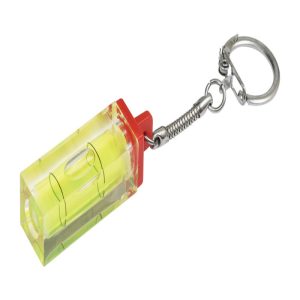 Hillman Plastic Clear Mini Level Key Ring