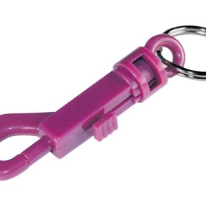 Hillman Plastic Multicolored Snap Hook Clip Strip