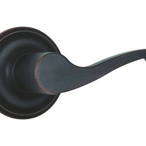 Brinks Push Pull Rotate Glenshaw Oil Rubbed Bronze Privacy Lock KW1 1.75 in.