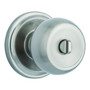 Brinks Push Pull Rotate Stafford Satin Nickel Single Cylinder Lock KW1 1.75 in.