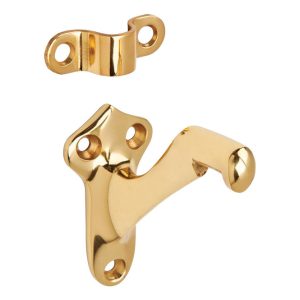 Ives Brass Handrail Bracket
