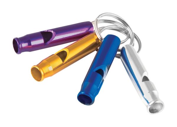 Performance Tool Aluminum Assorted Whistle Key Chain