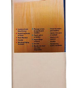 Band-It 24 in. W X 48 in. L Prefinished White Birch Wood Veneer Facing