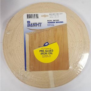 Band-It .030 in. X 7/8 in. W X 250 ft. L White Maple Real Wood Veneer Edging