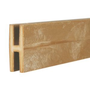 Deckorators 0.74 in. W X 8 ft. L Cedar Plastic H-Channel