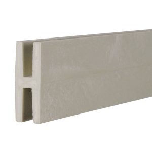 Deckorators 7/8 in. W X 8 ft. L Gray Plastic Lattice Divider