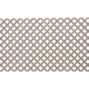 Deckorators 4 ft. W X 8 ft. L Gray Plastic Lattice Panel
