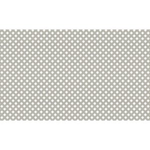 Deckorators 4 ft. W X 8 ft. L Gray Plastic Privacy Lattice Panel