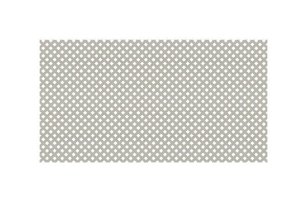 Deckorators 4 ft. W X 8 ft. L Gray Plastic Privacy Lattice Panel