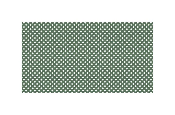 Deckorators 4 ft. W X 8 ft. L Dark Green Plastic Privacy Lattice Panel