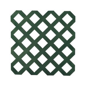 Deckorators 4 ft. W X 8 ft. L Dark Green Plastic Lattice Panel