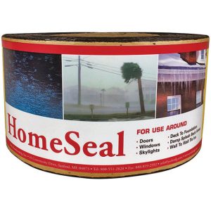 York HomeSeal 4 in. W X 900 in. L Asphalt/Polyethylene Flashing Black