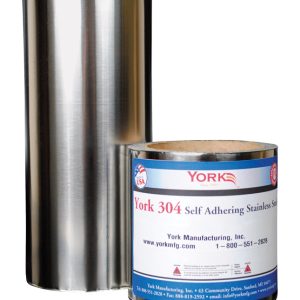 York 304 Self Adhering SS 6 in. W X 600 in. L Stainless Steel Flashing Silver