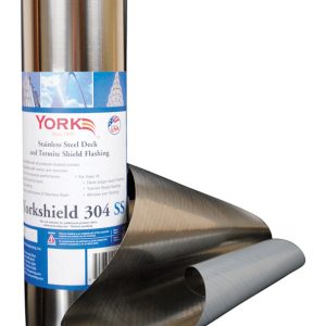 York 304 12 in. W X 240 in. L Stainless Steel Flashing Silver