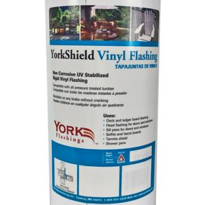 York 12 in. W X 600 in. L Vinyl Flashing White