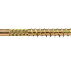 Screw Products No. 9 X 2-3/4 in. L Star Yellow Zinc-Plated Wood Screws 1 lb lb 87 pk