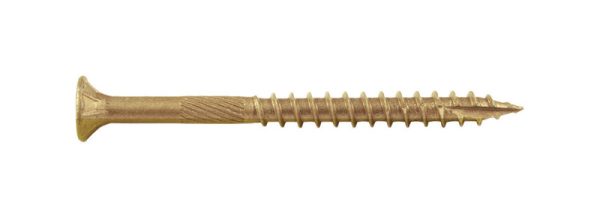 Screw Products No. 10 X 2-1/2 in. L Star Bronze Wood Screws 5 lb lb 390 pk
