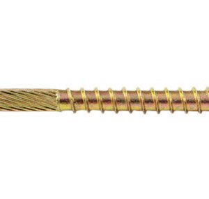 Screw Products No. 9 X 2-1/2 in. L Star Yellow Zinc-Plated Wood Screws 5 lb lb 467 pk