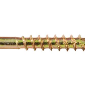 Screw Products No. 8 X 1-1/2 in. L Star Yellow Zinc-Plated Wood Screws 1 lb lb 196 pk