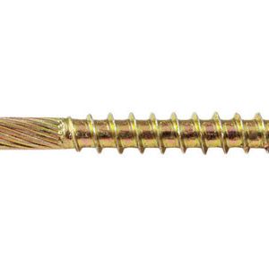 Screw Products No. 8 X 2 in. L Star Yellow Zinc-Plated Wood Screws 5 lb lb 743 pk