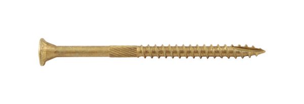 Screw Products No. 9 X 2-3/4 in. L Star Bronze Wood Screws 1 lb lb 87 pk