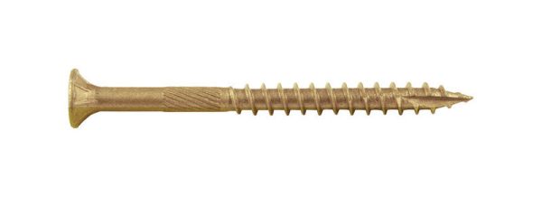 Screw Products No. 10 X 2-1/2 in. L Star Bronze Wood Screws 1 lb lb 78 pk