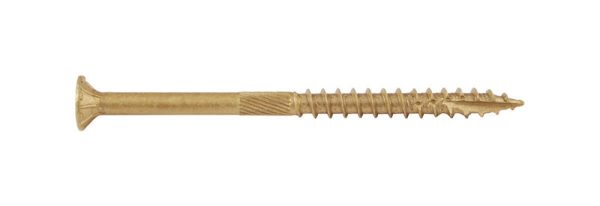 Screw Products No. 10 X 3 in. L Star Bronze Wood Screws 1 lb lb 65 pk