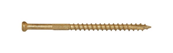 Screw Products No. 7 X 2-1/2 in. L Star Bronze Wood Screws 1 lb lb 140 pk